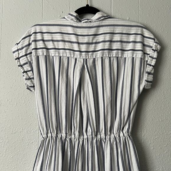 Japna Womens Shirt Dress Medium Cotton Button Front Lightweight Minimalist Boho - Picture 7 of 10